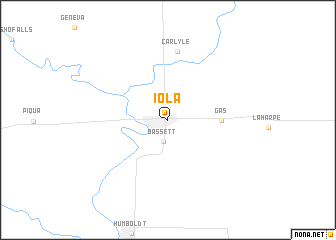map of Iola