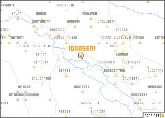 map of Ionăşeni