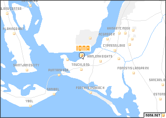 map of Iona