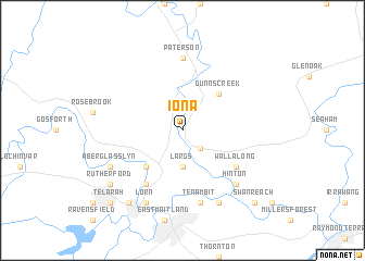 map of Iona