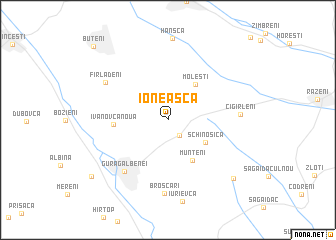 map of (( Ioneasca ))