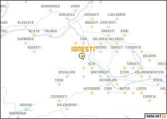 map of Ioneşti