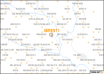 map of Ioneşti