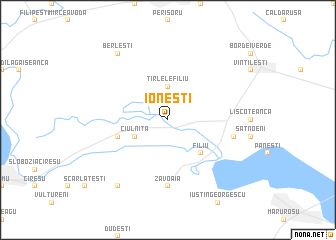 map of Ioneşti