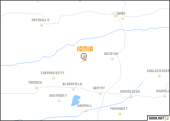 map of Ionia