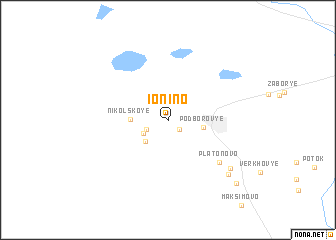 map of Ionino