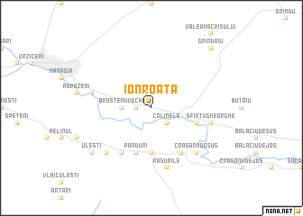 map of Ion Roată