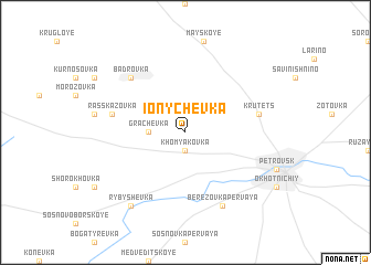 map of Ionychëvka