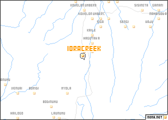 map of Iora Creek