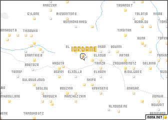 map of Iordane