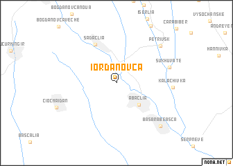 map of Iordanovca