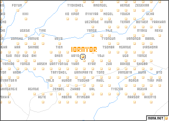 map of Iornyor