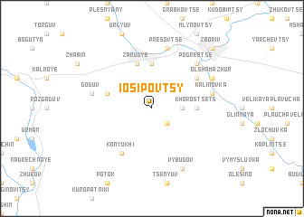 map of Iosipovtsy