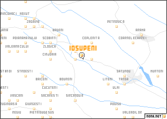 map of Iosupeni