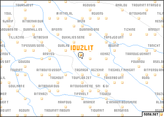 map of Iouzlit