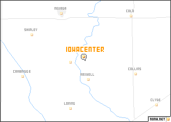 map of Iowa Center