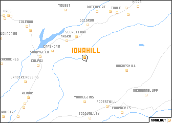 map of Iowa Hill