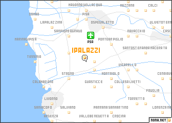 map of I Palazzi