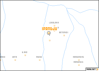 map of Ipandju