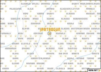 map of Ipata Ogun