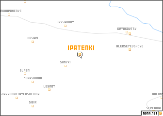 map of Ipatenki
