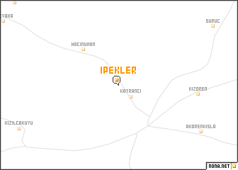 map of İpekler