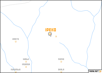 map of Ipeko