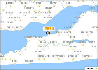 map of Ipesu