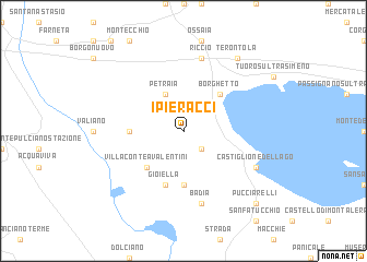 map of I Pieracci