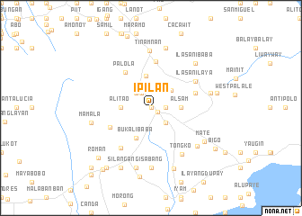 map of Ipilan