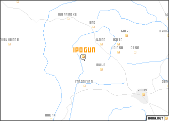 map of Ipogun