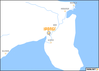 map of Ipongi