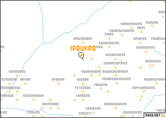 map of Ipoukro