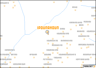 map of Ipounamoun