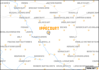 map of Ippécourt