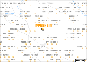 map of Ippesheim