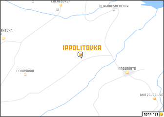 map of Ippolitovka