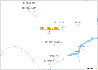 map of Ippoussing