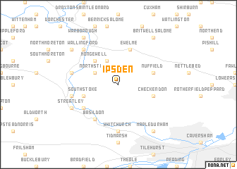 map of Ipsden