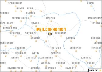 map of Ipsilón Khoríon