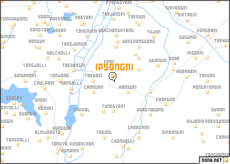 map of Ipsŏng-ni