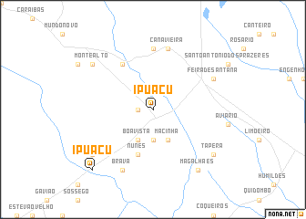 map of Ipuaçu