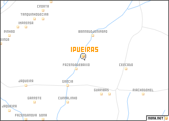 map of Ipueiras