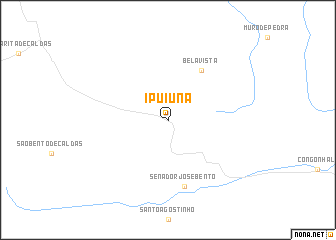 map of Ipuiúna