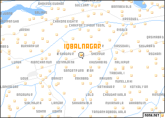 map of Iqbālnagar