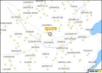 map of Íquira