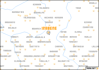 map of Irabene