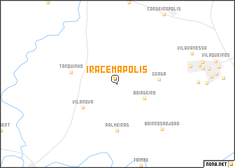 map of Iracemápolis