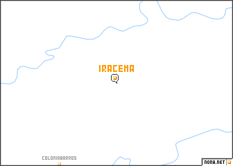 map of Iracema