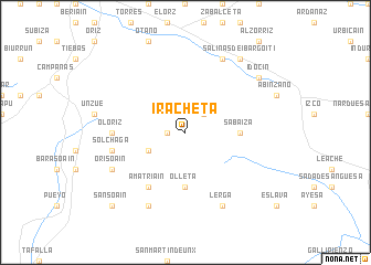 map of Iracheta